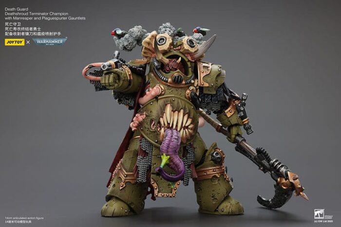 Death Guard Deathshroud Terminator Championwith Manreaper and Plaguespurter Gauntlets - Warhammer 40k – Bild 7
