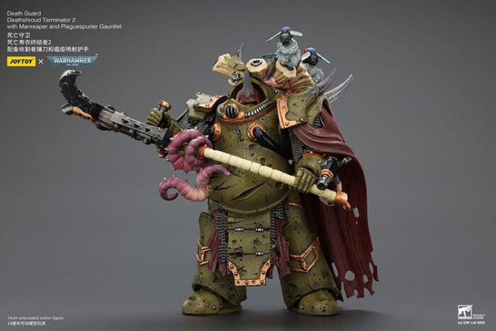 Death Guard Deathshroud Terminator 2 with Manreaper and Plaguespurter Gauntlet - Warhammer 40k – Bild 4