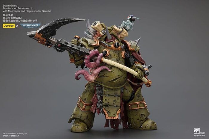 Death Guard Deathshroud Terminator 2 with Manreaper and Plaguespurter Gauntlet - Warhammer 40k – Bild 6