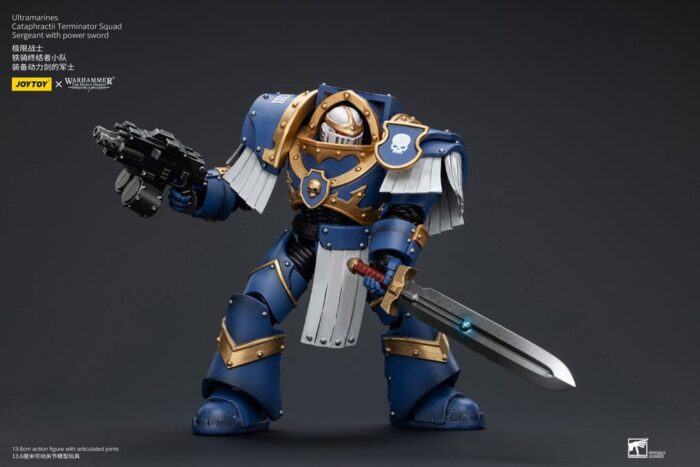 Ultramarines Cataphractii Terminator Squad Sergeant with Power Sword - Warhammer - The Horus Heresy – Bild 6
