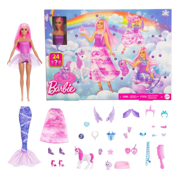 Barbie Adventskalender mit Puppe Fantasy – Bild 4