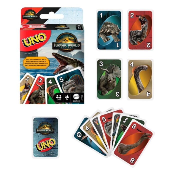 UNO Kartenspiel - Jurassic World: Die Wiedergeburt – Bild 3