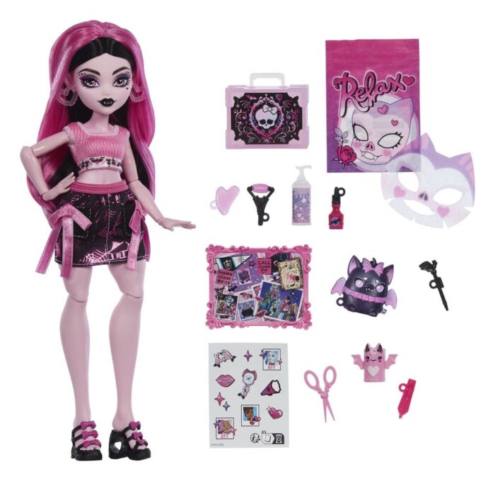 Draculaura - Monster High - Self-Scare Secrets Puppe – Bild 3