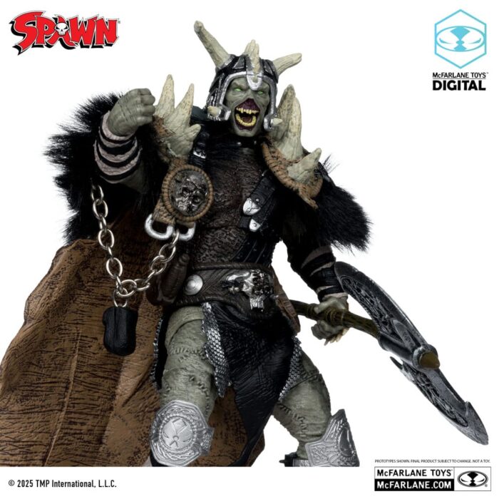 Bloodaxe mit Pferd - Spawn - The Dark Ages - McFarlane Toys 30th Anniversary - Gold Label – Bild 4