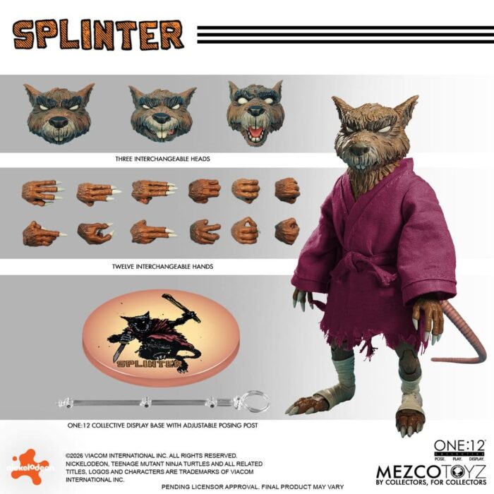 Splinter - Teenage Mutant Ninja Turtles - One:12 Collective – Bild 13
