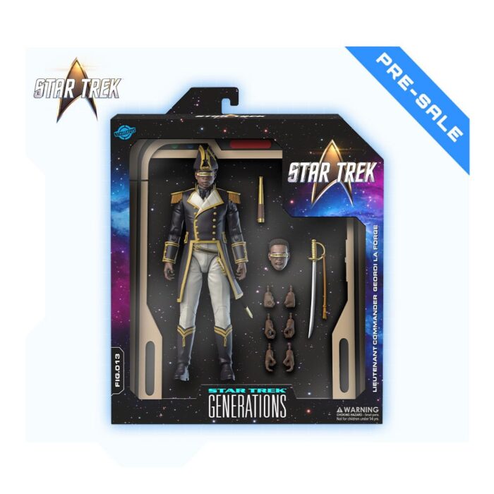 Lieutenant Commander Geordi La Forge (Sailor Uniform) - Star Trek: Treffen der Generationen - Wave 2 – Bild 5