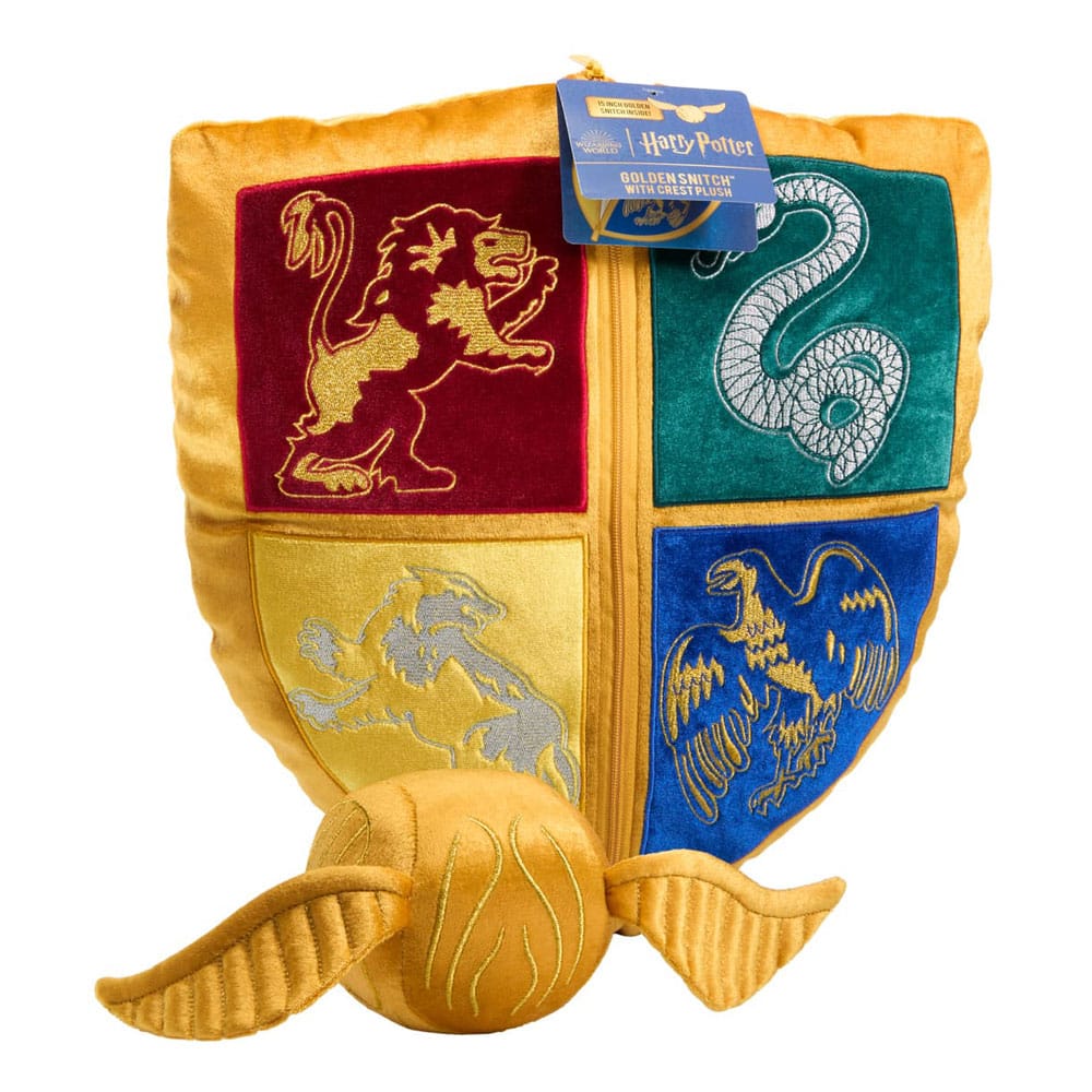 x_nob7567.jpg Kissen (Quidditch Wappen) & Goldener Schnatz - Harry Potter - Plüschfigur – Bild 1