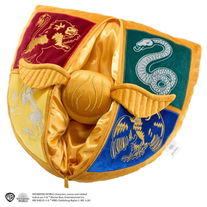 Kissen (Quidditch Wappen) & Goldener Schnatz - Harry Potter - Plüschfigur – Bild 3