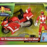 Tyrannosaurus Battle Bike with Red Ranger - Power Rangers