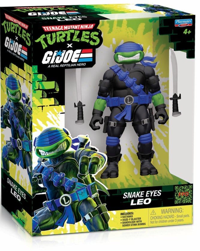x_pla81901.jpg Leonardo x Snake Eyes - Teenage Mutant Ninja Turtles x G.I. Joe - Classics – Bild 1