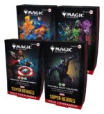 Marvel Super Heroes - Magic the Gathering - Commander Decks - Umkarton (4 Stck.) - französisch