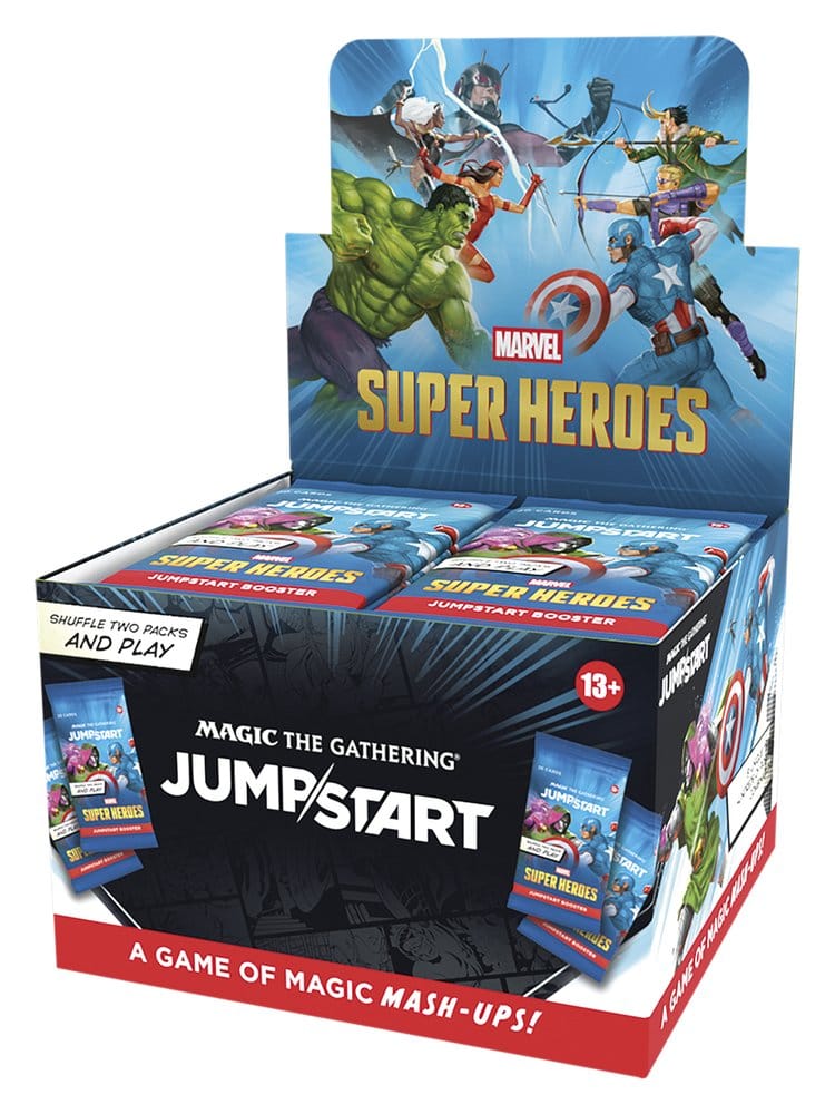 x_wotcd53630001.jpg Marvel Super Heroes - Magic the Gathering - Jumpstart - Booster Display (24 Stck.) - englisch – Bild 1