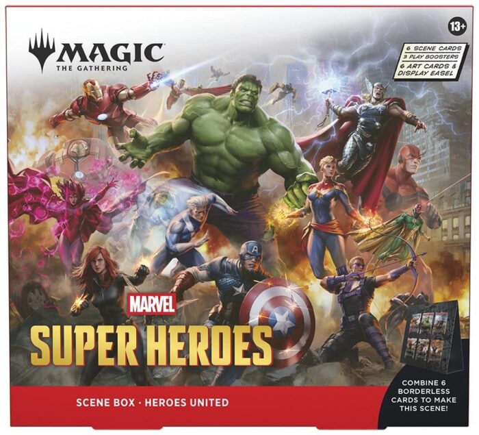 Marvel Super Heroes - Magic the Gathering - Szenenboxen - Display (4 Stck.) - englisch – Bild 4