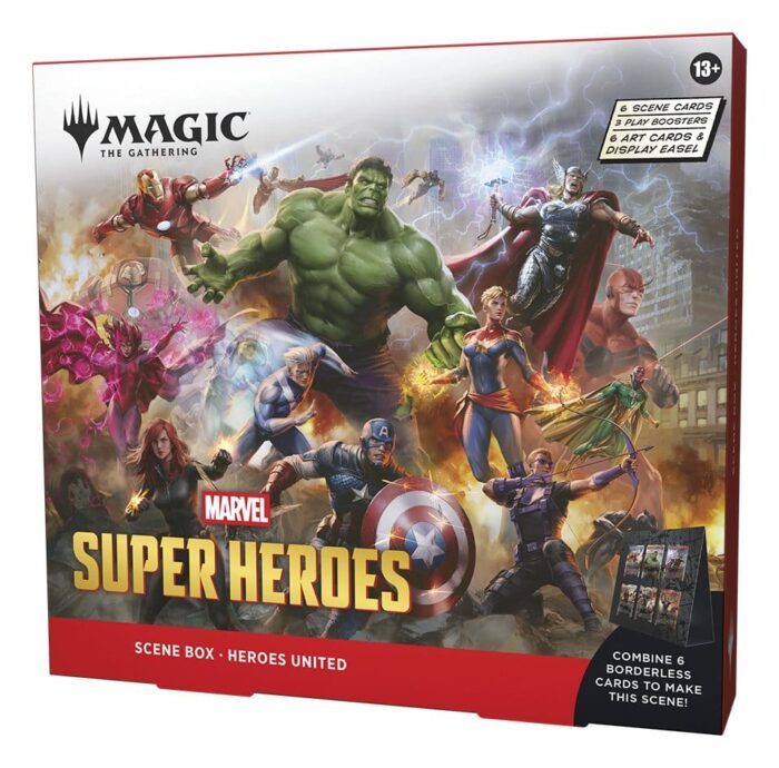 Marvel Super Heroes - Magic the Gathering - Szenenboxen - Display (4 Stck.) - englisch – Bild 5