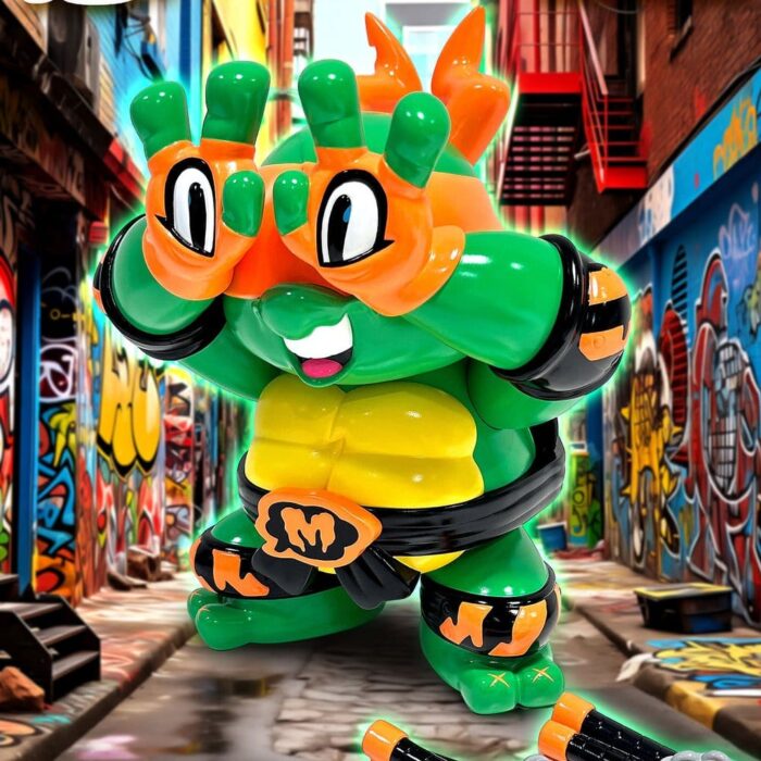 Michelangelo - Teenage Mutant Ninja Turtles x Grape Brain – Bild 3