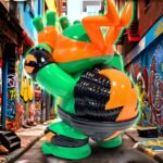 Michelangelo - Teenage Mutant Ninja Turtles x Grape Brain – Bild 5