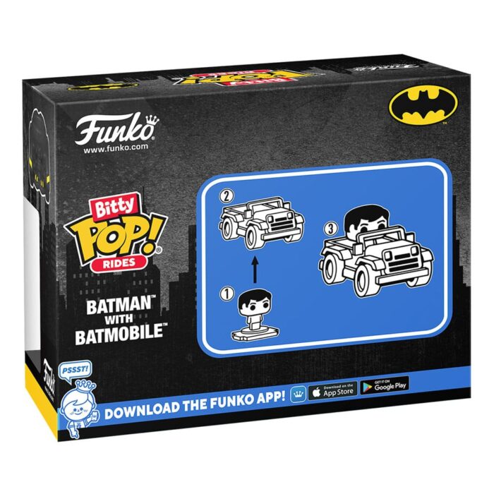 Batman & Batmobile - DC Comics - Bitty POP! Rides – Bild 3