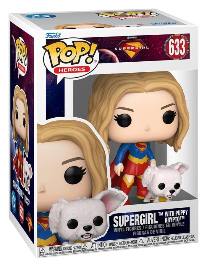 Supergirl with Puppy Krypto - Supergirl (2026) - POP! Heroes – Bild 3