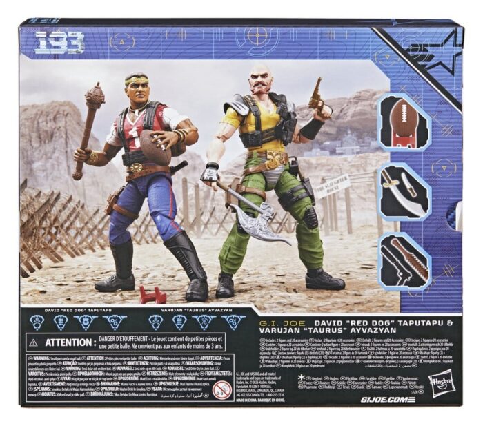 David "Red Dog" Taputapu & Varujan "Taurus" Ayvazyan - G.I. Joe Classified Series - 2er-Pack #193 – Bild 3