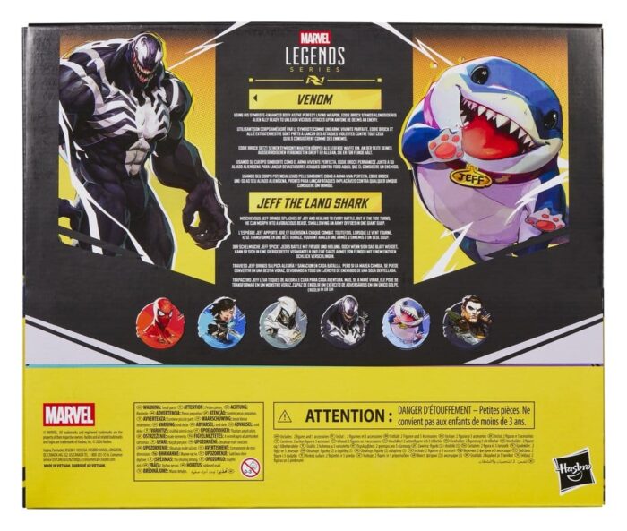 Venom & Jeff the Land Shark - Marvel Legends Series - Rivals - 2-Pack – Bild 2