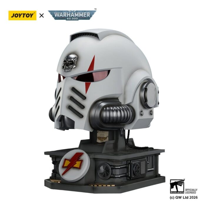 White Scars MkX Helm Warhammer 40k - Mit Display-Ständer – Bild 2
