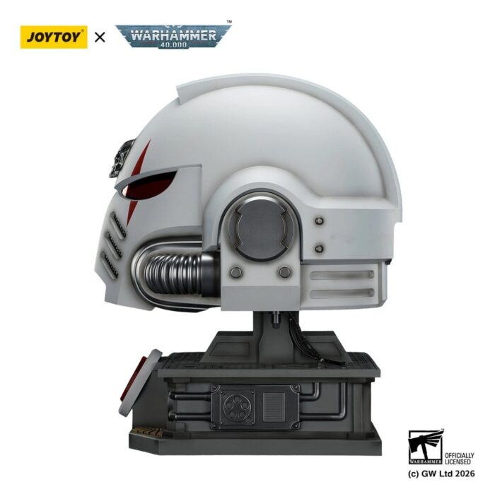 White Scars MkX Helm Warhammer 40k - Mit Display-Ständer – Bild 3