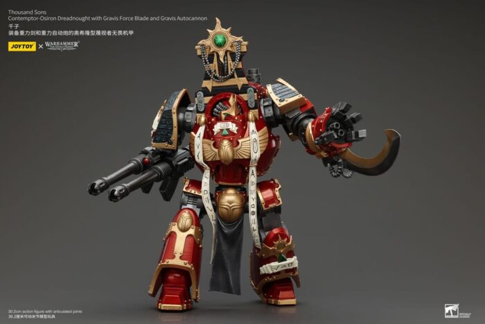 Contemptor-Osiron Dreadnought (Thousand Sons) mit Gravis Force Blade & Gravis Autocannon - Warhammer - The Horus Heresy – Bild 10