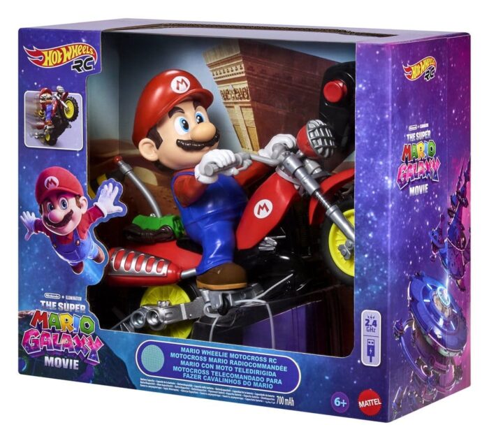 Mario Wheelie Motocross - Hot Wheels -Der Super Mario Galaxy Film - RC Motorrad – Bild 9