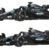 Team Mercedes-AMG PETRONAS - Hot Wheels - Formel 1 - Premium Die-Cast Fahrzeuge - 2-Pack