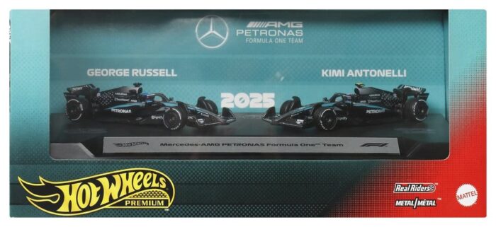 Team Mercedes-AMG PETRONAS - Hot Wheels - Formel 1 - Premium Die-Cast Fahrzeuge - 2-Pack – Bild 9