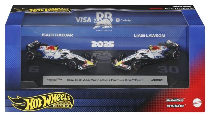 Team Visa Cash App Racing Bulls - Hot Wheels - Formel 1 - Premium Die-Cast Fahrzeuge - 2-Pack – Bild 7