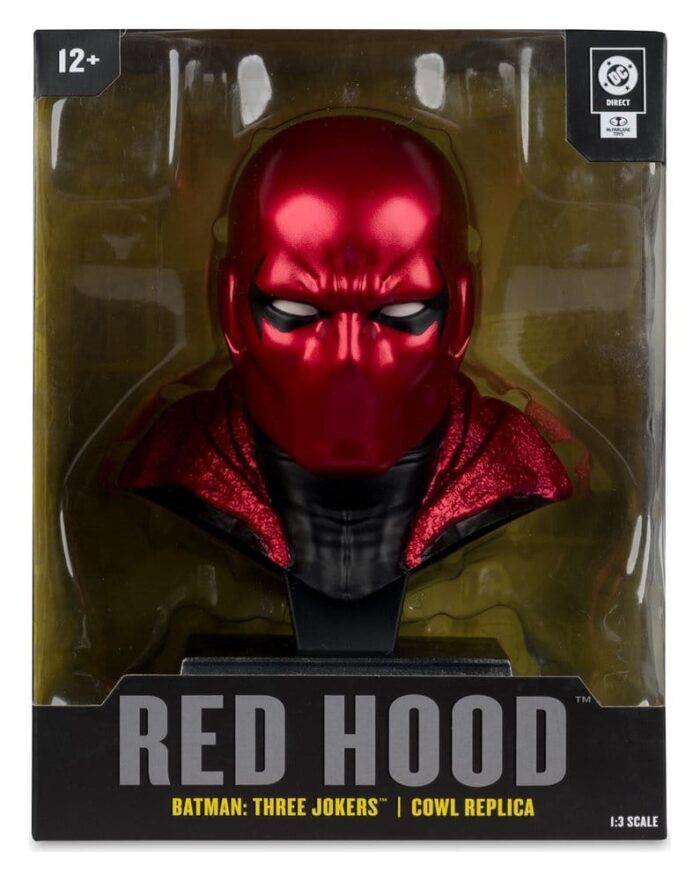 Red Hood Cowl Maske - DC Direct - Batman: Three Jokers - Prop-Replik – Bild 7