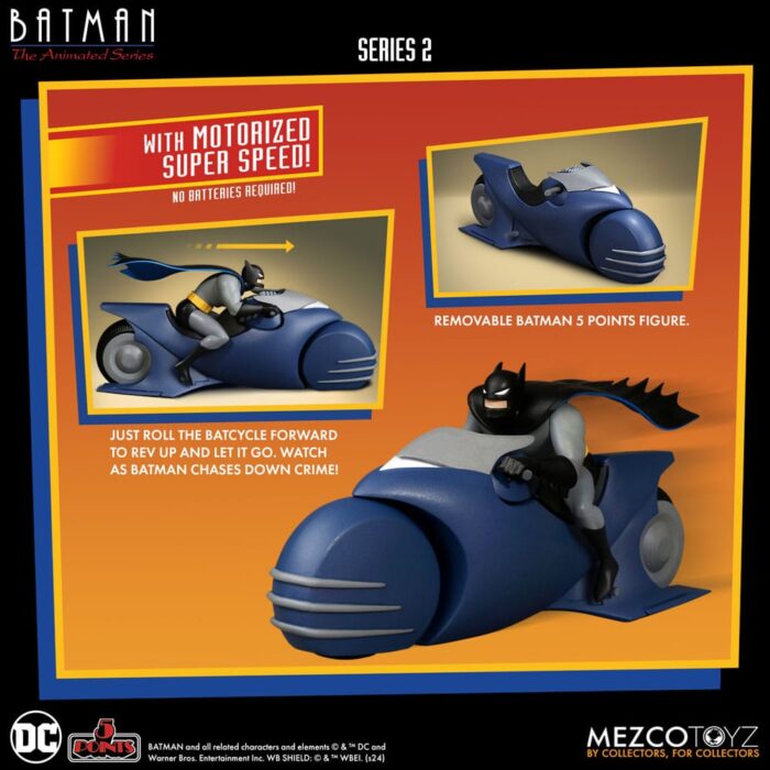 Batman & Batcycle - Batman the Animated Series 2 - 5 Points – Bild 2