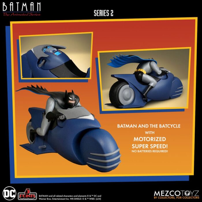 Batman & Batcycle - Batman the Animated Series 2 - 5 Points – Bild 3