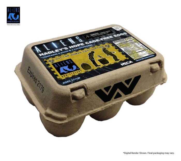 Carton of Alien Eggs - Aliens - Zubehör-Set - 6er-Pack -  40th Anniversary) – Bild 9