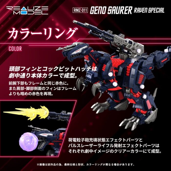 RMZ-011 Geno Saurer Raven Special - Zoids - Plastic Model Kit – Bild 7