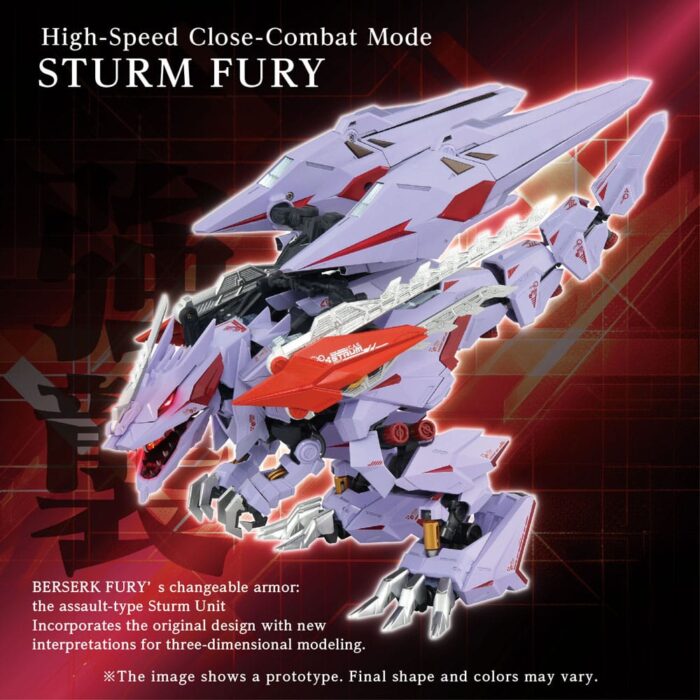 AM-Z01CP Berserk Fury Sturm & Jagd Unit - Zoids - Model Kit Zubehör-Set – Bild 5