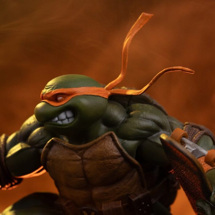 Michelangelo Unleashed - Teenage Mutant Ninja Turtles - Art Scale Statue – Bild 7