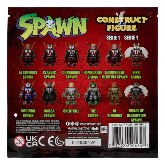 Blind Bag Figuren - Spawn - Constract-A-Figure - Series 1 - Display (36 Stck.) – Bild 9