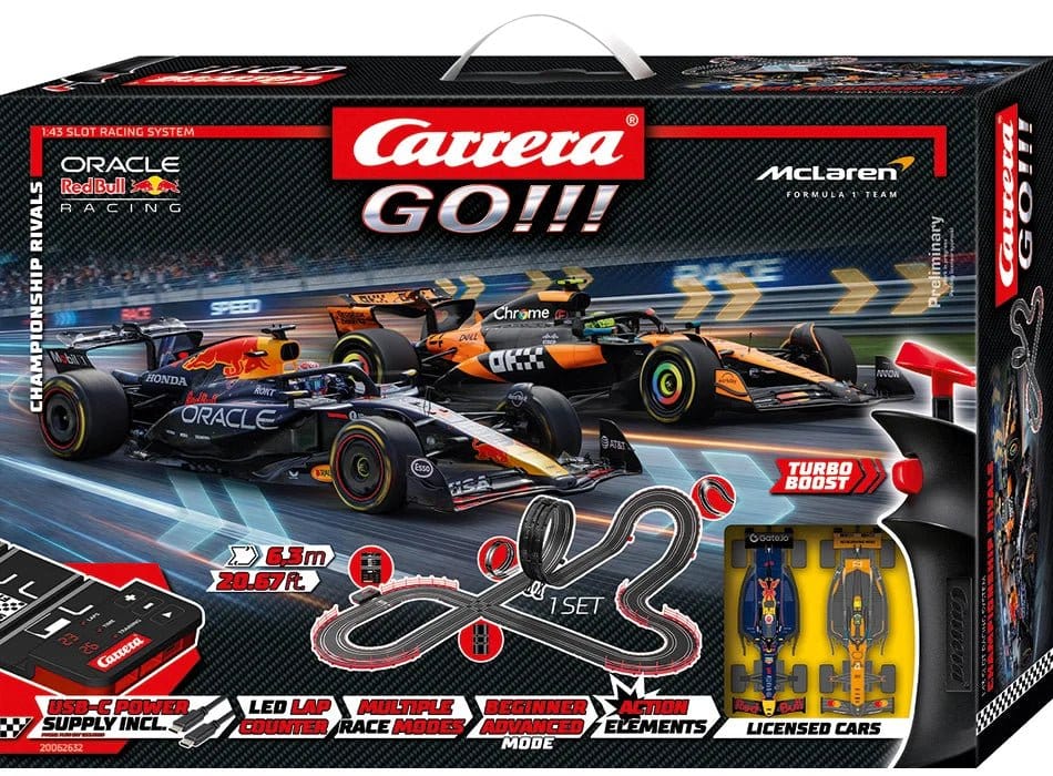 x_rev20062632.jpg Carrera GO!!! - Championship Rivals - Autorennbahn Set – Bild 1